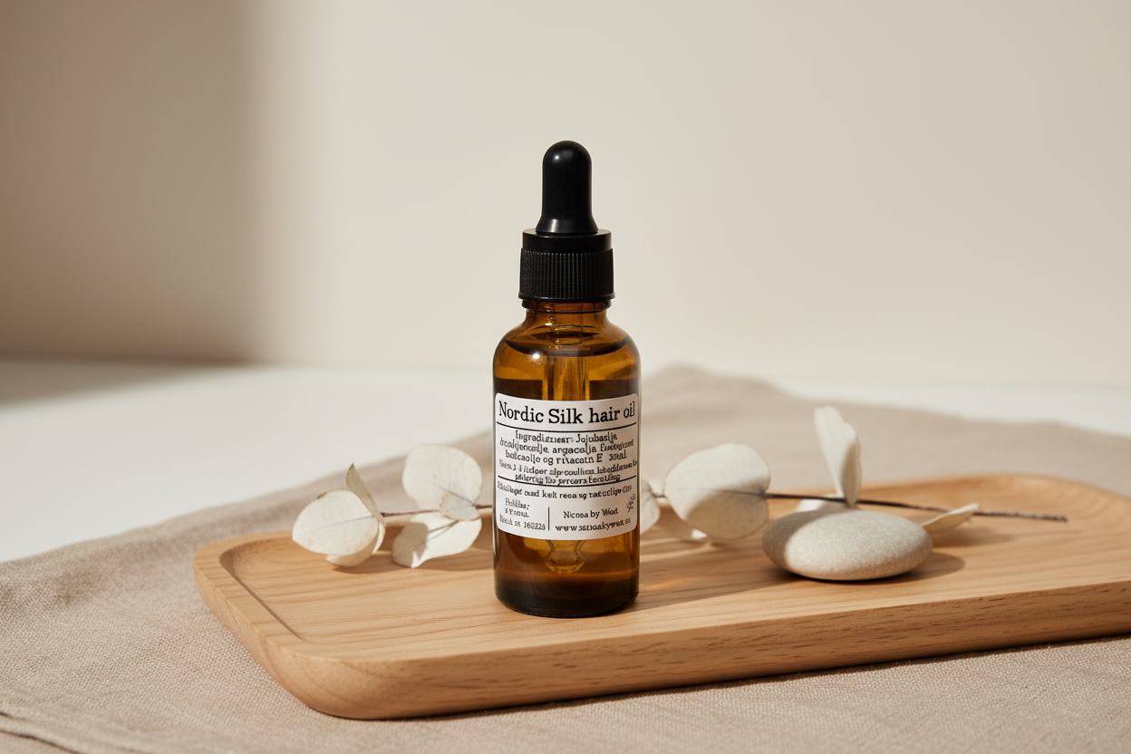 Nordic Silk hair oil banner