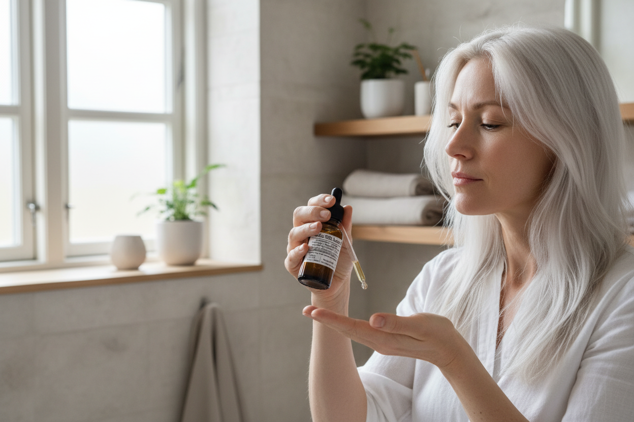 Nordic Silk hair oil lifestyle variant 1