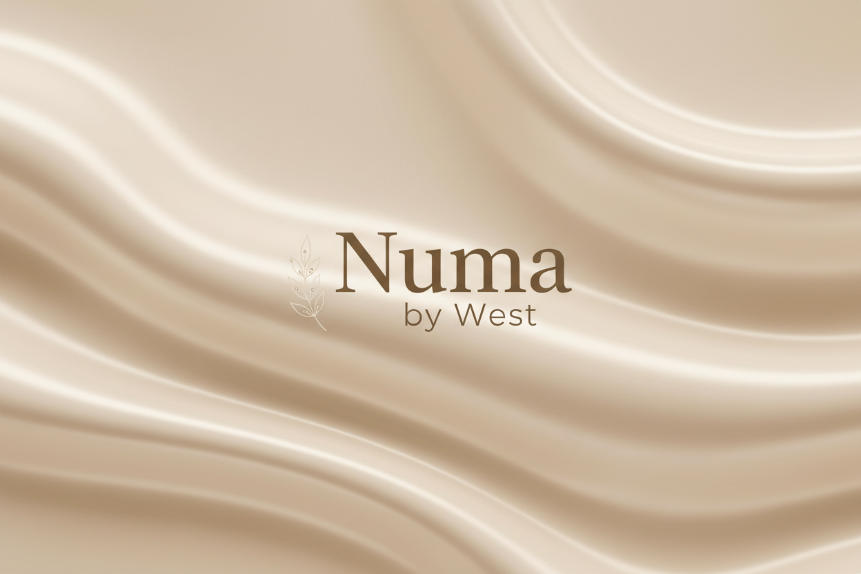 Numa by West Logo - Kremet bakgrunn