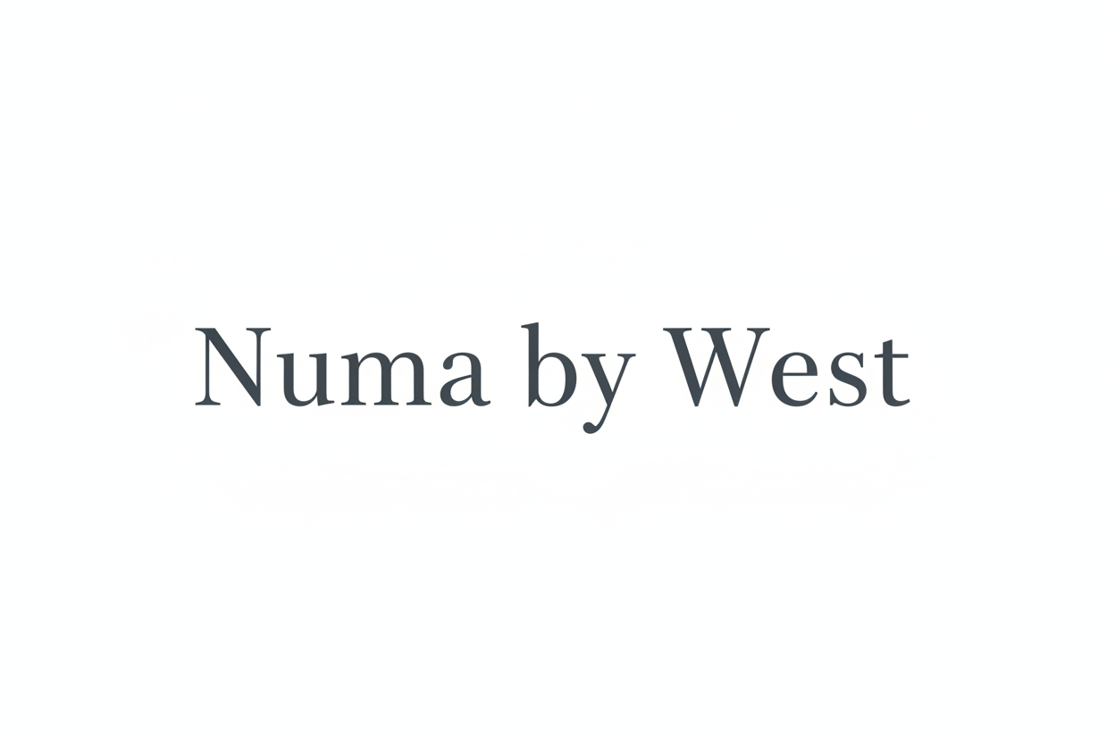 Numa by West – mørk serif