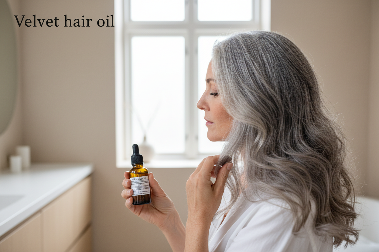 Velvet hair oil lifestyle variant 3